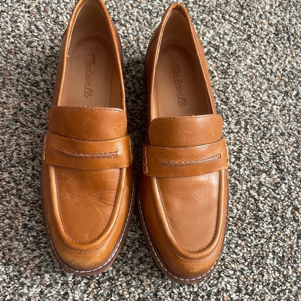 Madewell Brown Leather Loafers